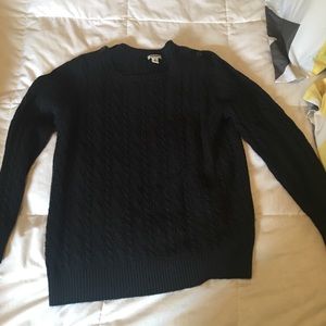 Old navy black cable knit sweater